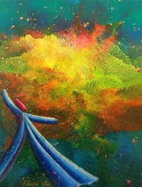 Khusro Subzwari, 18 x 24 Inch, Acrylics on Canvas, Figurative Painting, AC-KS-266